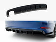 Maxton Design Rear Valance Audi A3 Sedan 8V dual exhaust one side