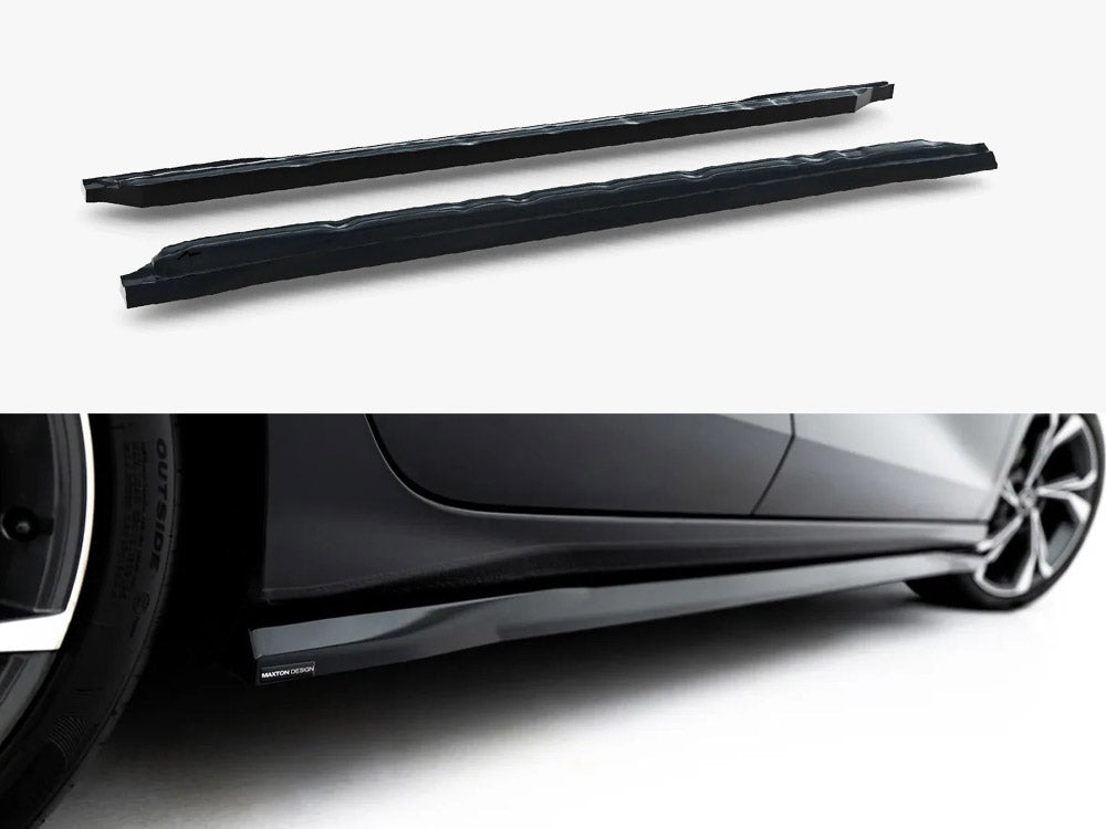 Maxton Design side skirt diffusers Audi A3 Sedan 8Y Facelift
