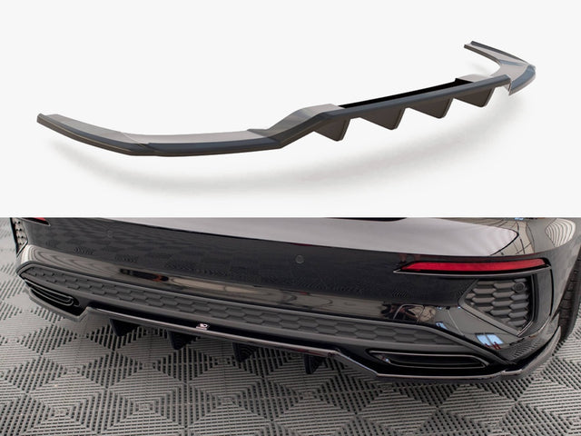 Maxton Design rear splitter vertical bars Audi A3 S Line Sedan 8Y