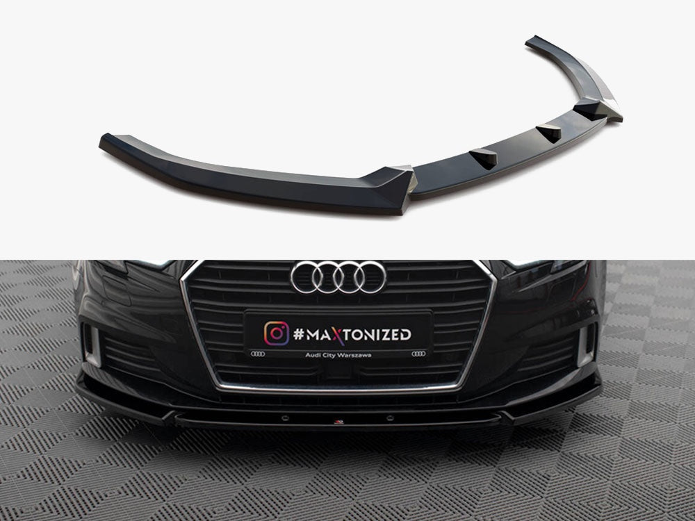 Maxton Design Front Splitter V.1 Audi A3 Sportback 8V Facelift