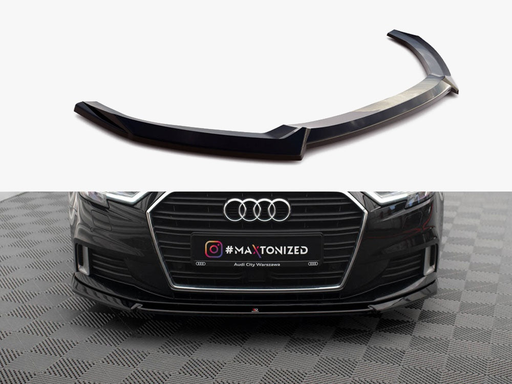 Maxton Design Front Splitter V.2 Audi A3 Sportback 8V Facelift