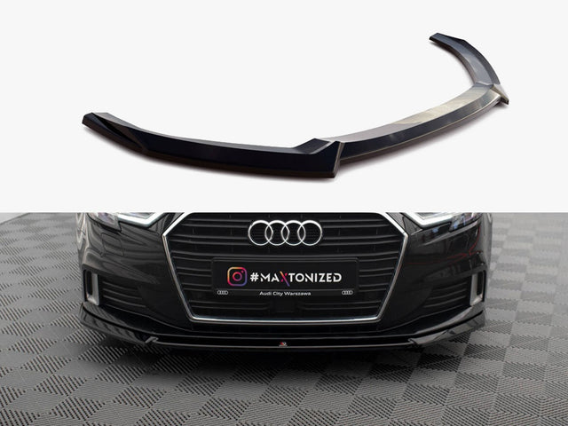 Maxton Design Front Splitter V.2 Audi A3 Sportback 8V Facelift