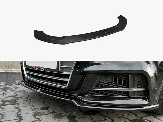 Maxton Design Front Splitter V.2 Audi S3 A3 S Line Sedan 8V Facelift