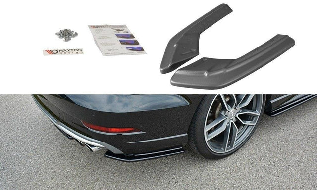 Maxton Design Rear Side Splitters Audi S3 A3 S Line Sedan 8V Facelift