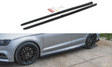 Maxton Design Side Skirts Diffusers V.2 Audi S3 A3 S Line Sedan 8V Facelift