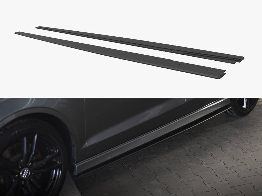 Maxton Design Street PRO Side Skirts Diffusers Audi S3 A3 S Line Sedan 8V