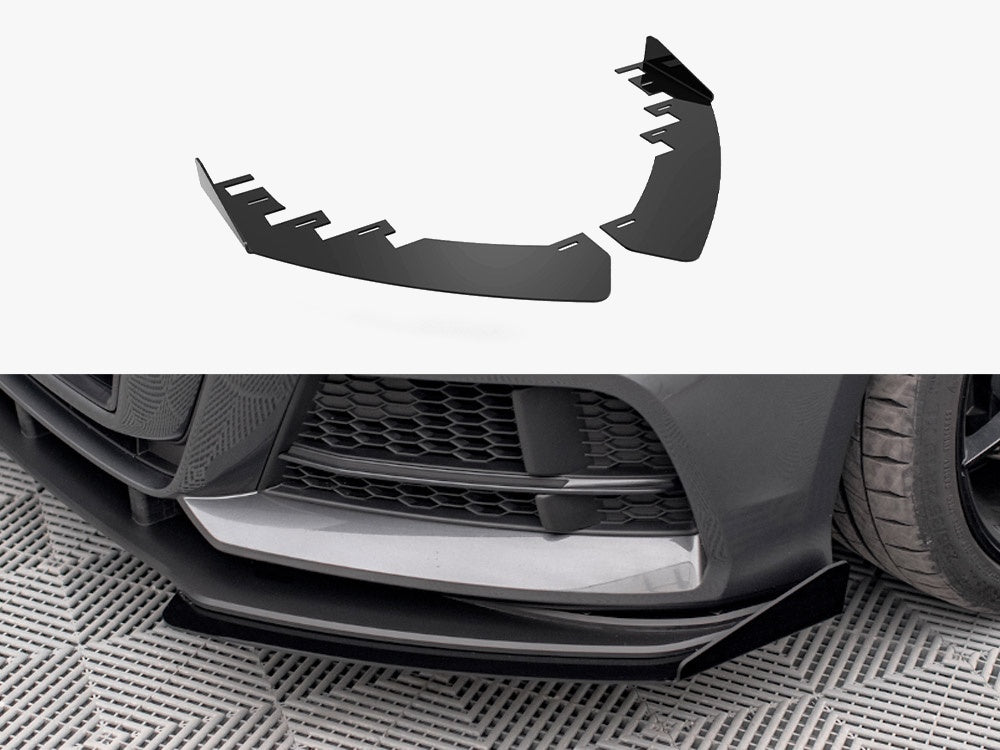 Maxton Design front flaps Audi S3 A3 S Line Sportback 8V Facelift