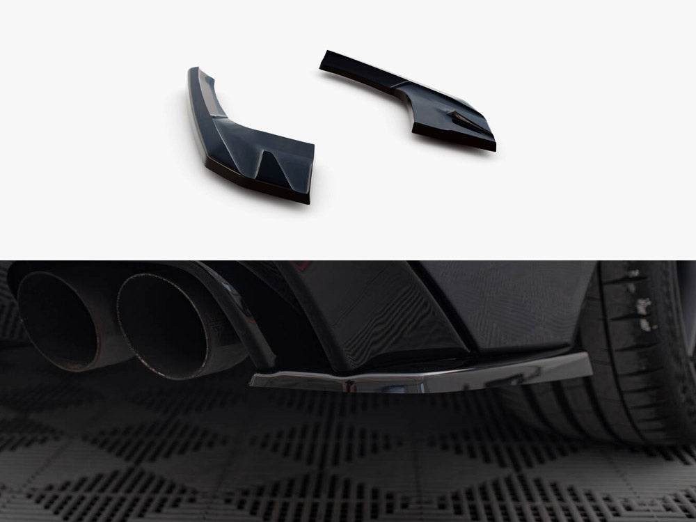 Maxton Design Rear Side Splitters V.2 Audi S3 A3 S Line Sportback 8V Facelift