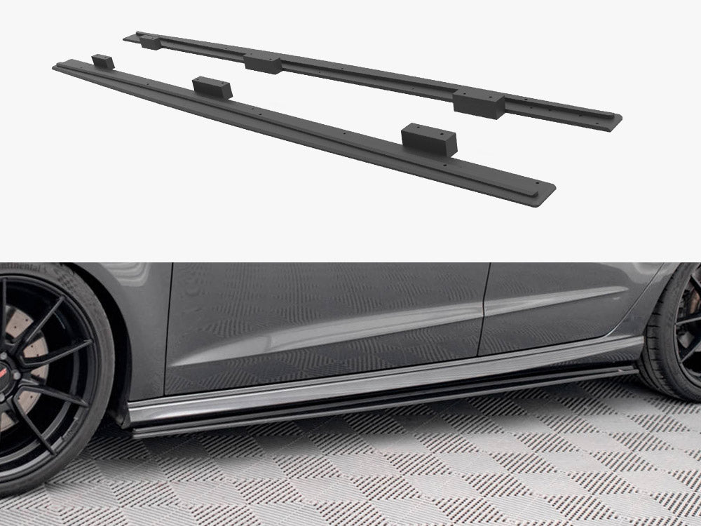 Maxton Design Street PRO side skirts Audi S3 A3 S Line Sportback 8V Facelift