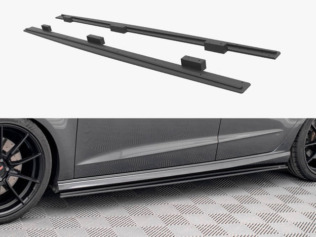 Maxton Design Street PRO side skirts Audi S3 A3 S Line Sportback 8V Facelift