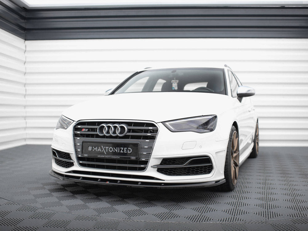Maxton Design Front Splitter V.1 Audi S3 A3 S Line Sportback 8V