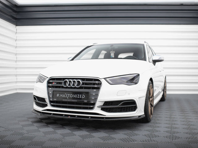 Maxton Design Front Splitter V.1 Audi S3 A3 S Line Sportback 8V