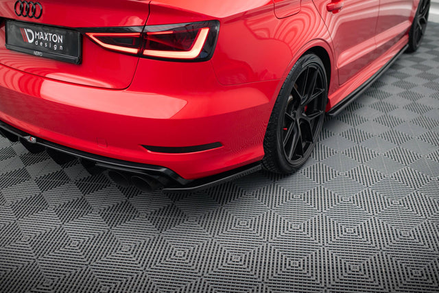 Maxton Design Rear Side Splitters Audi S3 Sedan 8V for Maxton valance