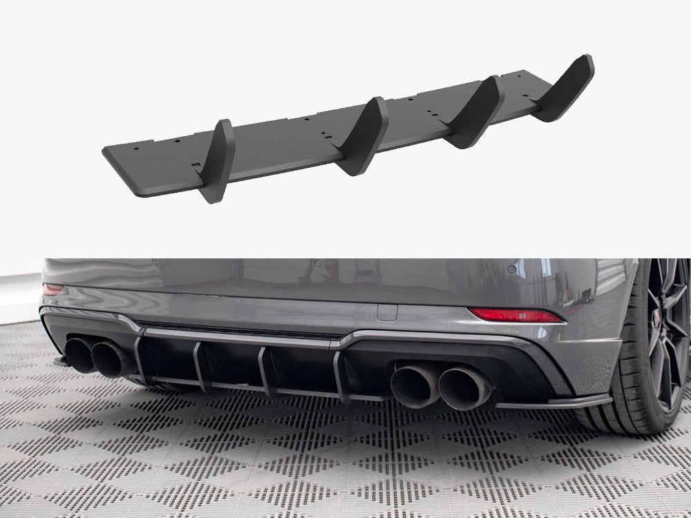 Maxton Design Street PRO rear diffuser Audi S3 Sportback 8V Facelift