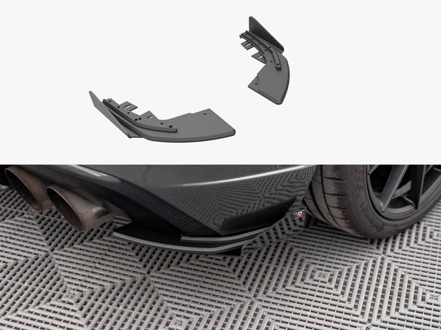 Maxton Design Street PRO rear side splitters and flaps Audi S3 Sportback 8V Facelift