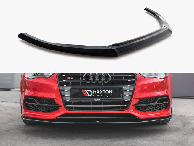 Maxton Design Front Splitter V.1 Audi S3 A3 S Line Sedan Cabrio 8V