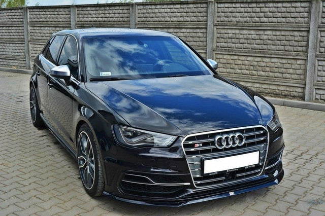 Maxton Design Front Splitter Audi S3 A3 S Line Hatchback Sportback 8V