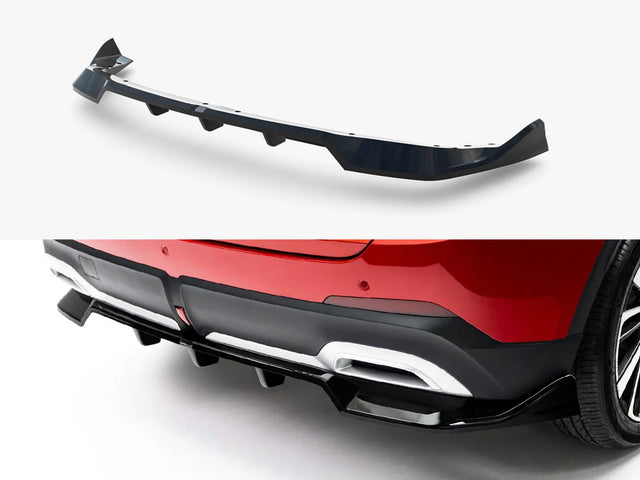 Maxton Design Rear Splitter With Vertical Bars MG ZS Mk2