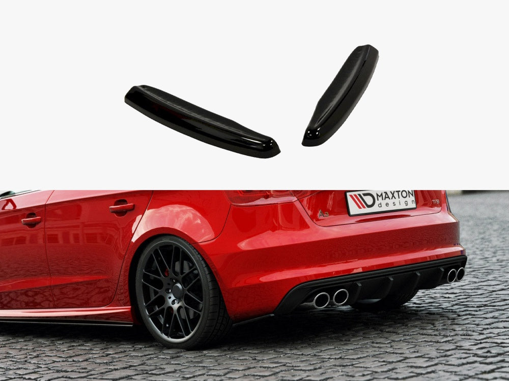 Maxton Design Rear Side Splitters Audi S3 A3 S Line Hatchback Sportback 8V