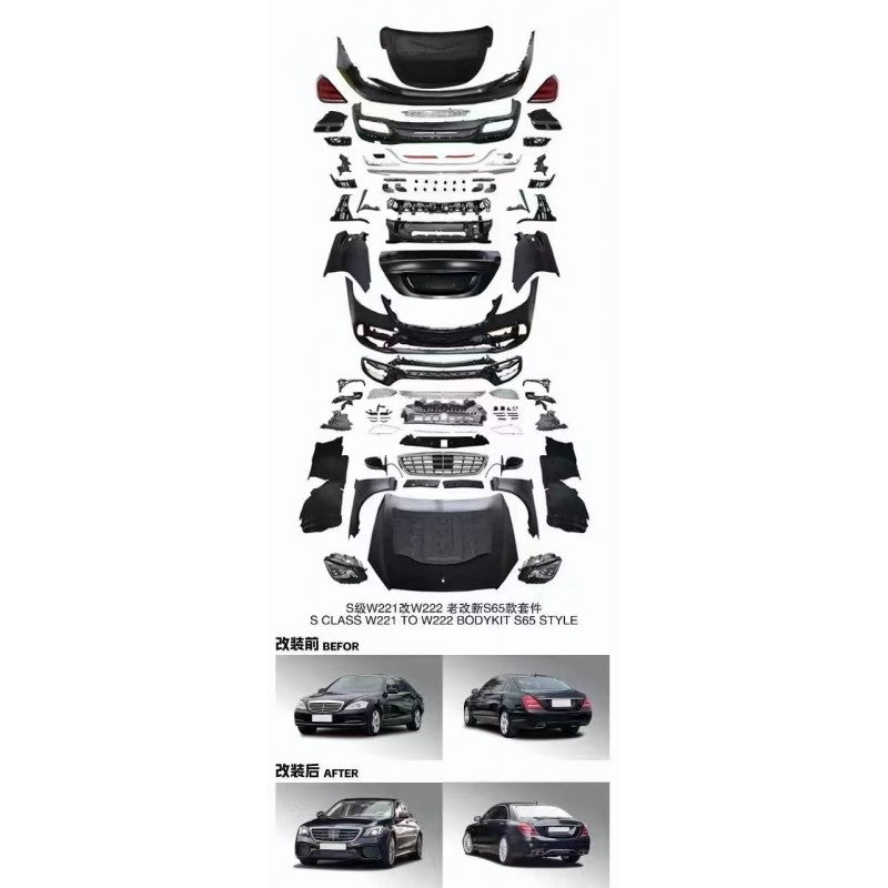 W221 - W222 S65 conversion bodykit