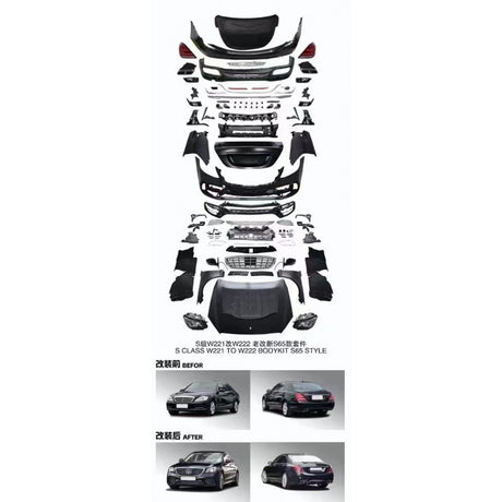 W221 - W222 S65 conversion bodykit