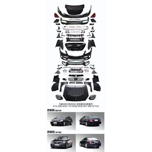 W221 - W222 S65 conversion bodykit