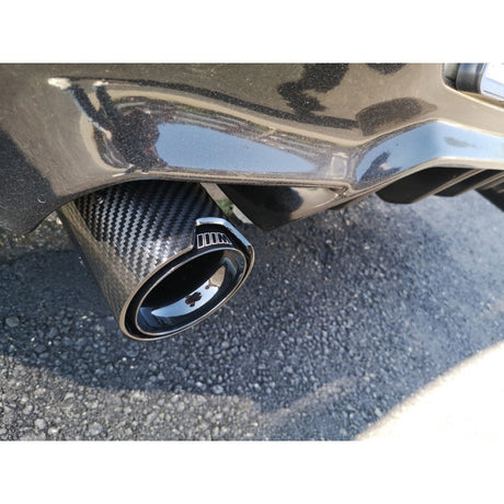 60-90mm (Black) MP style carbon fiber tailpipe