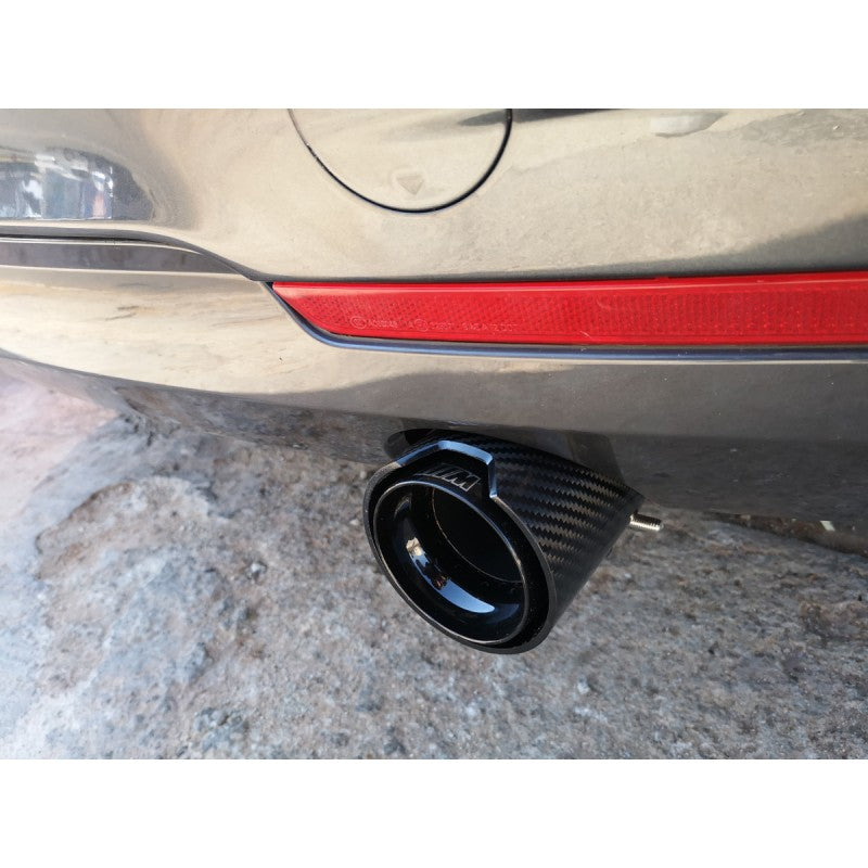 60-90mm (Black) MP style carbon fiber tailpipe
