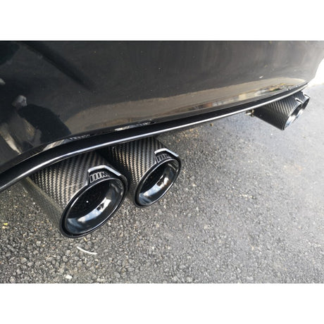 67-90mm (Black) MP style carbon fiber tailpipe