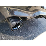 70-90mm (Black) MP style carbon fiber tailpipe