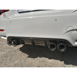 70-90mm (chrome) MP style carbon fiber tailpipe