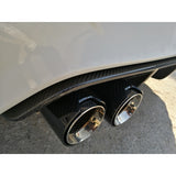 70-90mm (chrome) MP style carbon fiber tailpipe