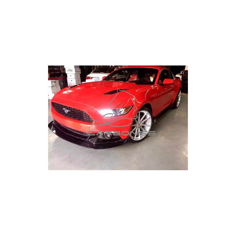 Mustang 15+ carbon fiber front lip