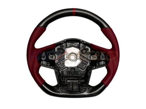 Supra GR 2020+ Carbon Fiber RED Leather Steering Wheel