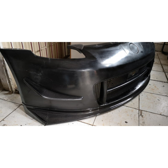 Nissan 350Z Nismo V2 style front bumper w/carbon lip & canards