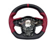 Supra GR 2020+ Red+Black Leather Steering Wheel