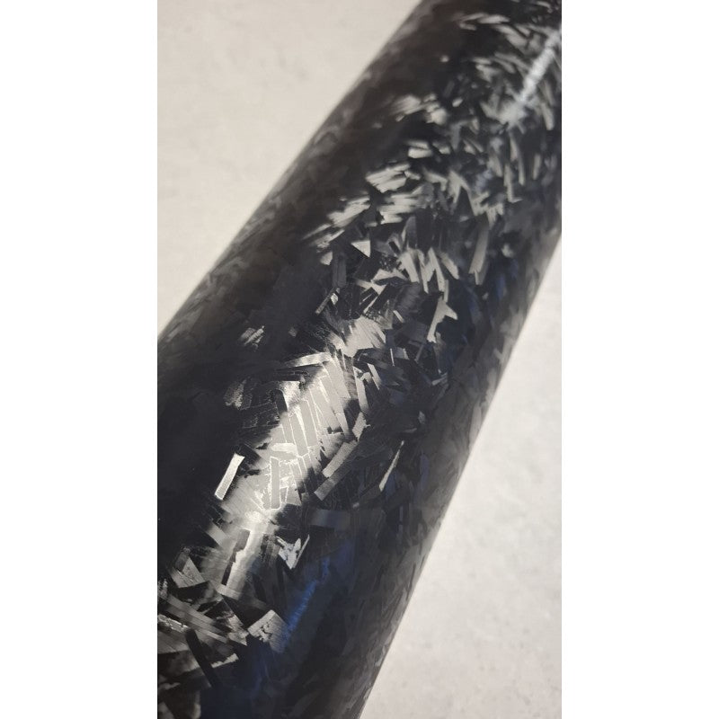 PET black 3D forged carbon vinyl wrap