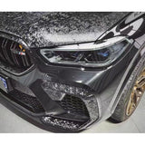 PET black 3D forged carbon vinyl wrap