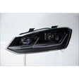 Polo 6 upgrade 7.5 style Headlights (Silver)