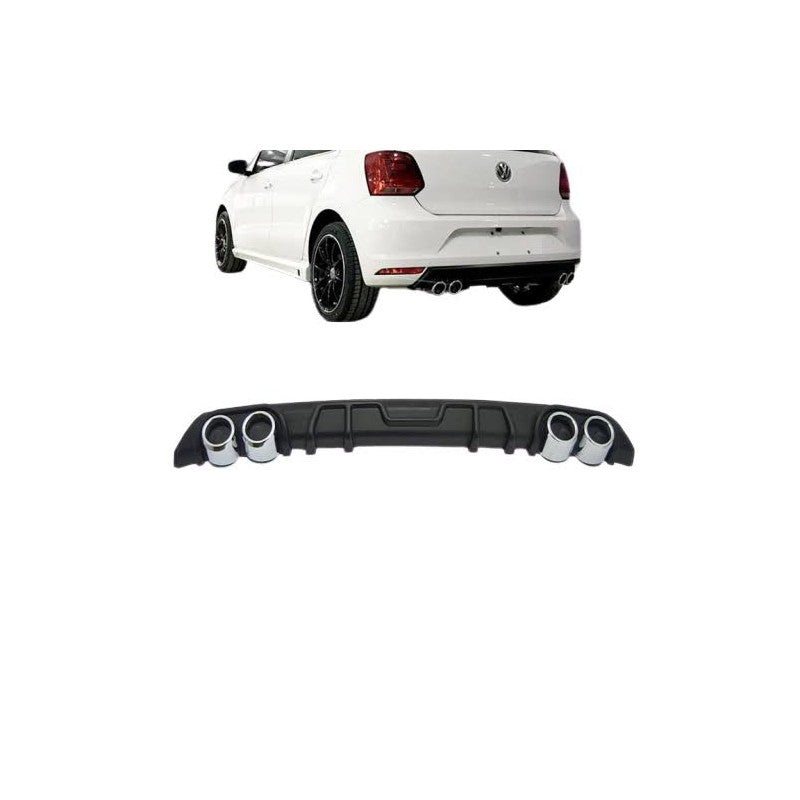 Polo 6 rear diffuser w/pipe