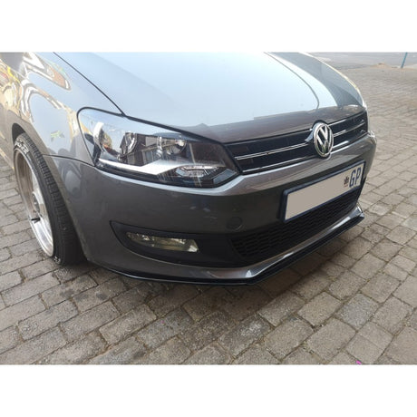 Polo 6C / 6R gloss black slimline front lip