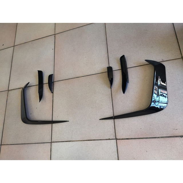 Polo 8 6pcs front bumper canards