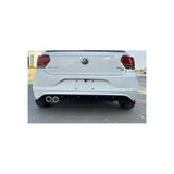 Polo 8 FD Max style rear diffuser - matt black