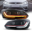 Polo 8 IQ style LED headlight (Red)