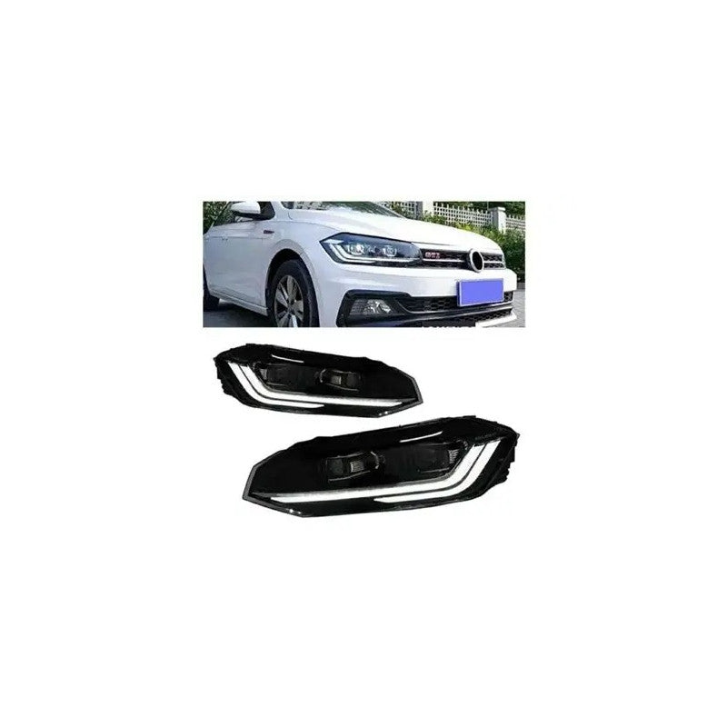 Polo 8 IQ style LED headlight (Silver)