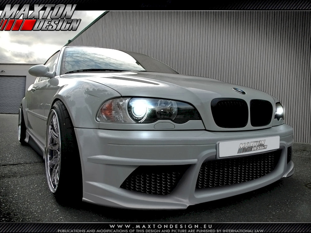 MAXTON DESIGN FRONT BUMPER BMW 3 SERIES E46 SALOON GENERATION V