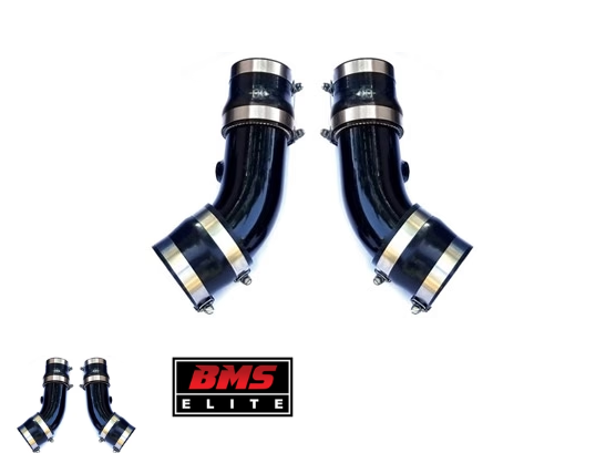 BMS Elite F Chassis M5/M6 S63TU Replacement Aluminum Charge Pipes