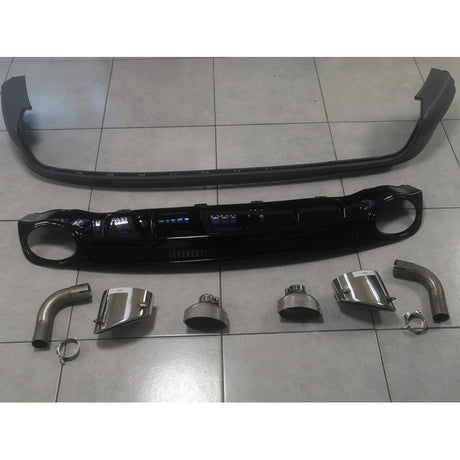 Q5 16-18 RS rear diffuser with tailpipe
