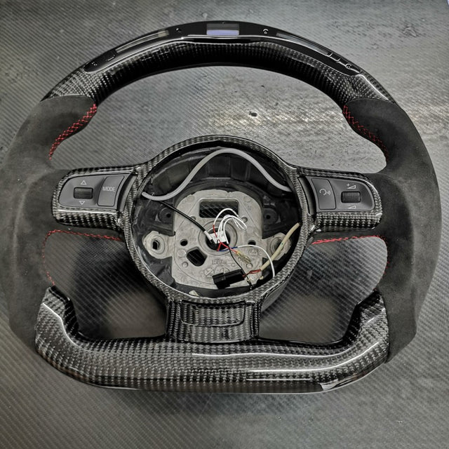R8 13+ OHC LED carbon fiber steering wheel