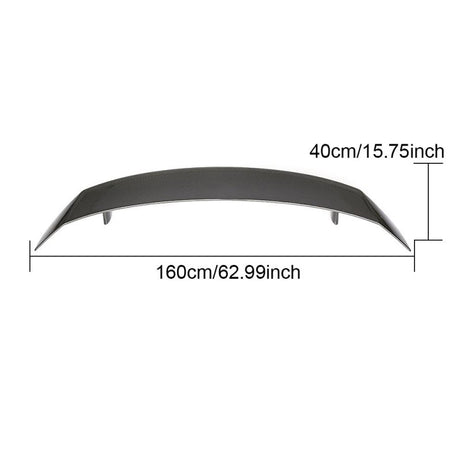 R8 16-19 carbon fiber boot spoiler